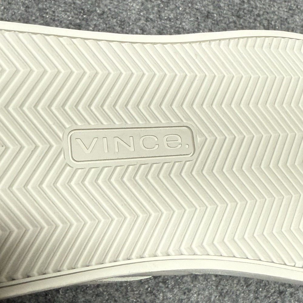 VINCE Sneakers Mens 12 46 All White Warren Retro Lace Up Casual Shoes NEW - Picture 11 of 11